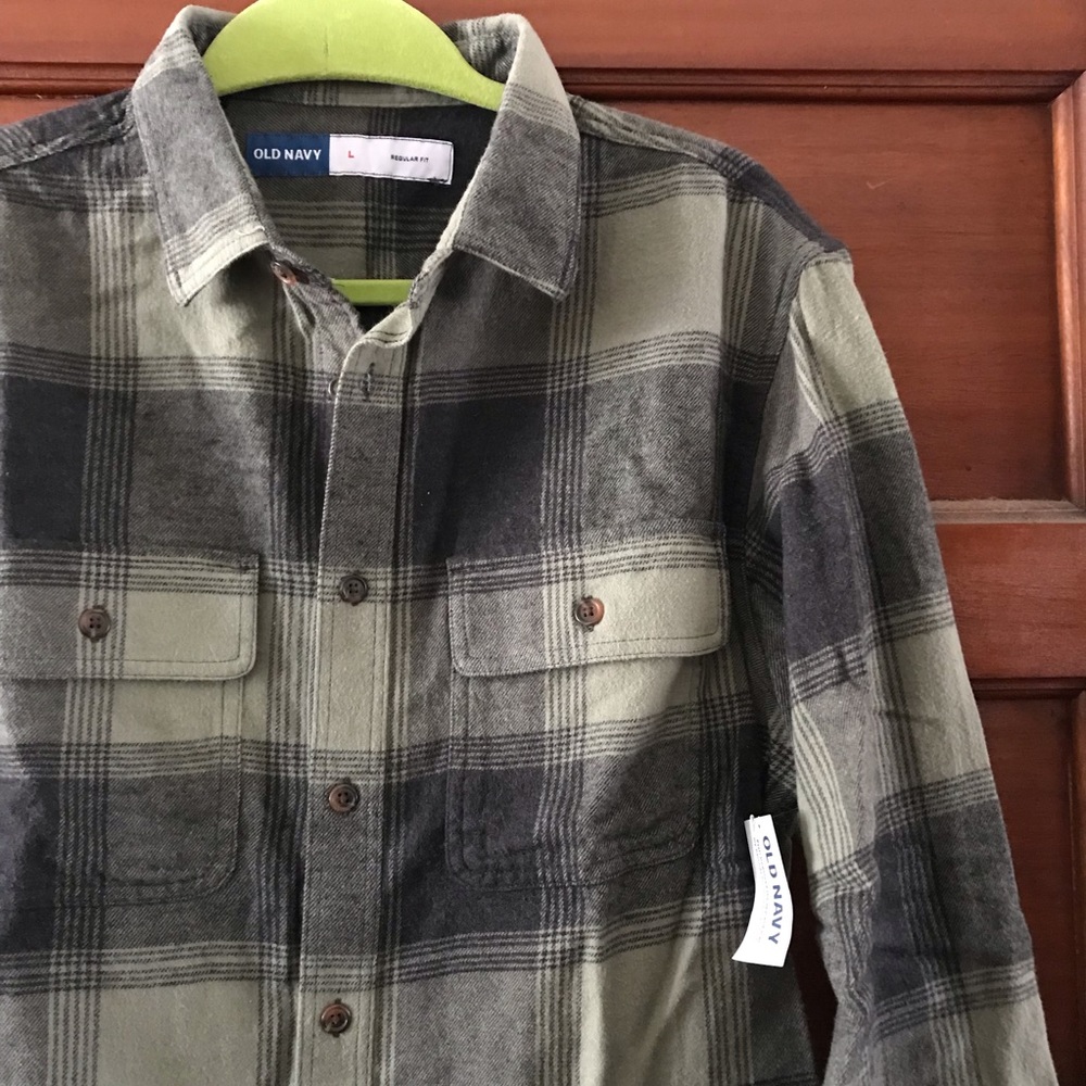 Men’s Large Old Navy Flannel NWT